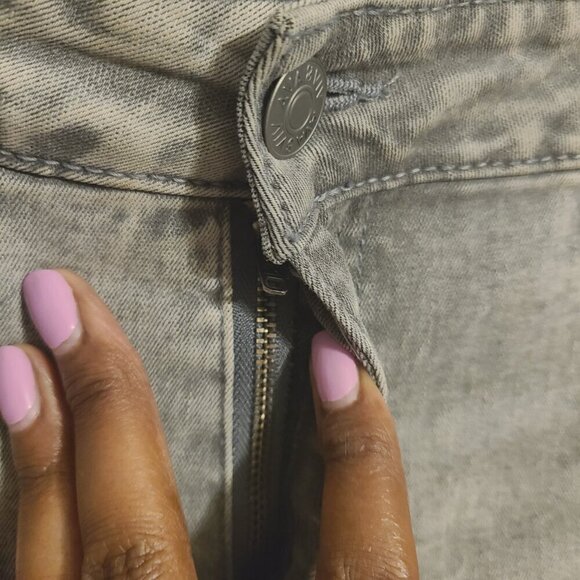 Ava & Viv | Women's Black Acid Washed Distressed Skinny Jeans (Size 14W) - Picture 9 of 15